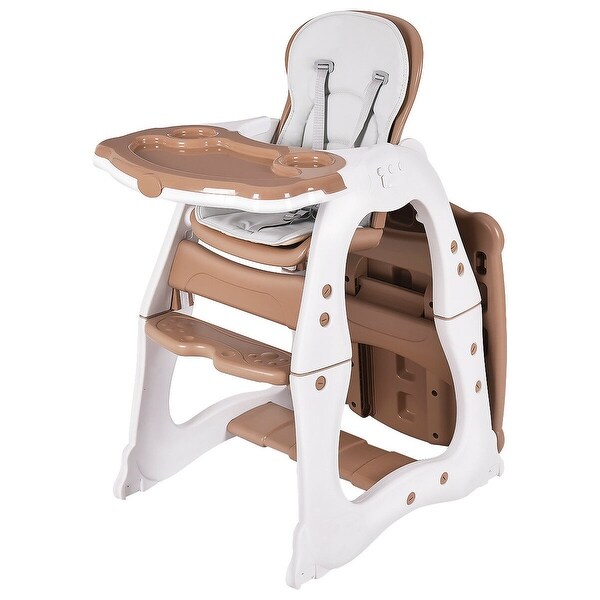 Shop Costway 3 in 1 Baby High Chair Convertible Play Table ...