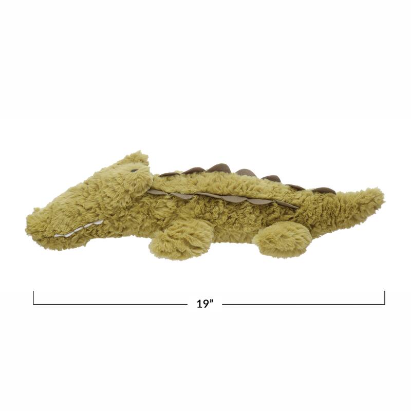 Plush Alligator - 19.0"L x 9.0"W x 5.0"H