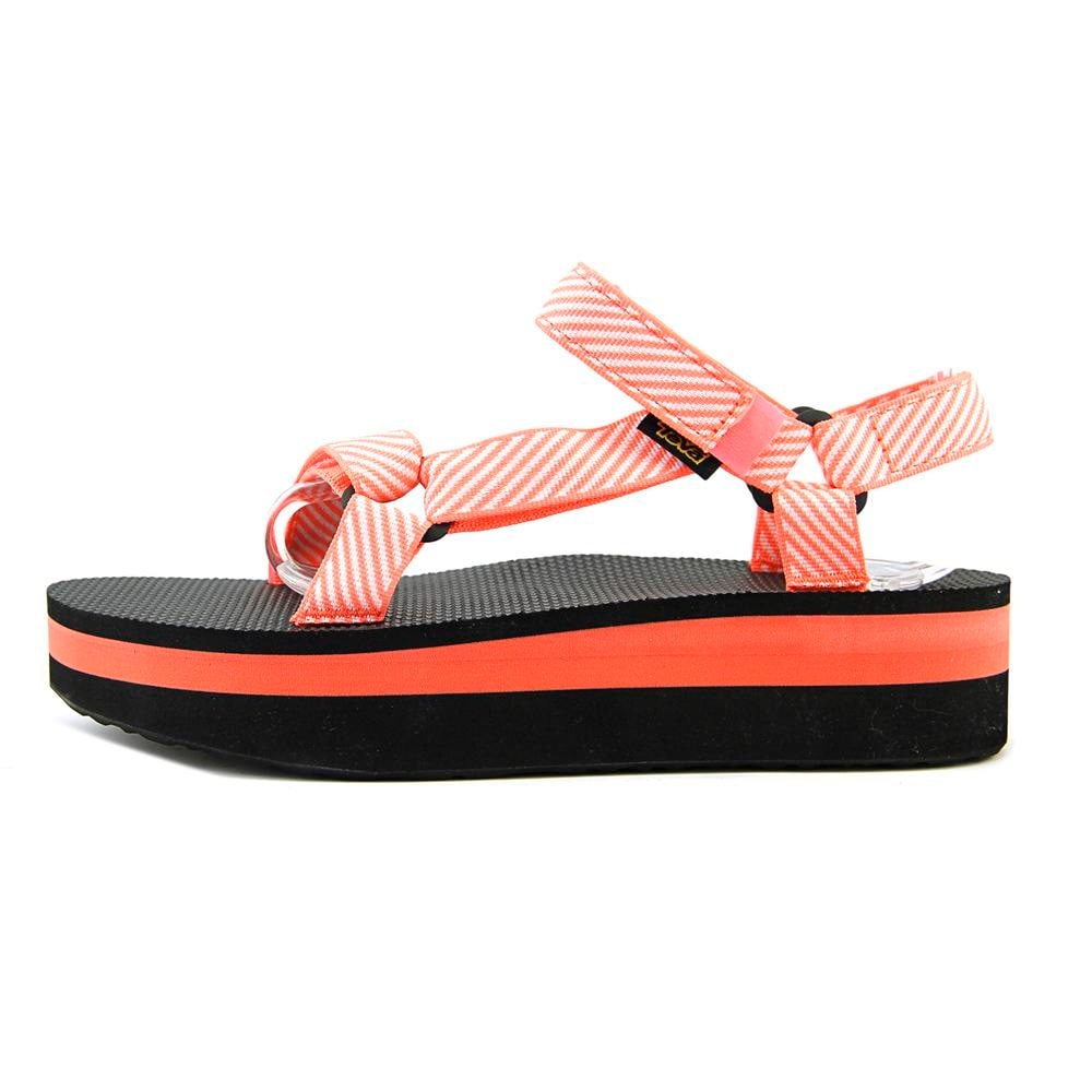 teva flatform candy stripe