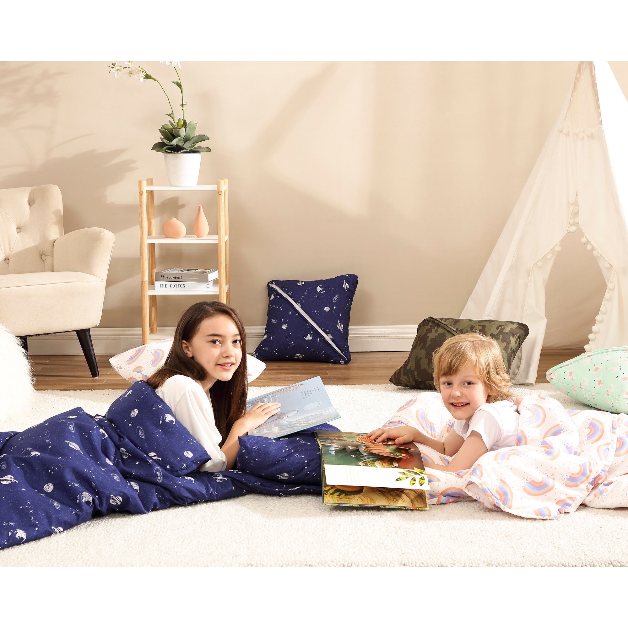 Pillow with blanket attached shop