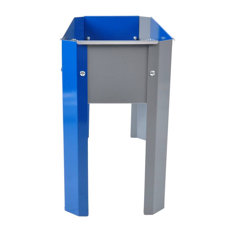 Outdoor Galvanized Raised Garden Bed Elevated Garden Planter Flowerpot Box with Legs for Gardening Vegetables Flower