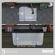 preview thumbnail 15 of 58, Karran Undermount Quartz 24 in. Single Bowl Kitchen Sink Kit