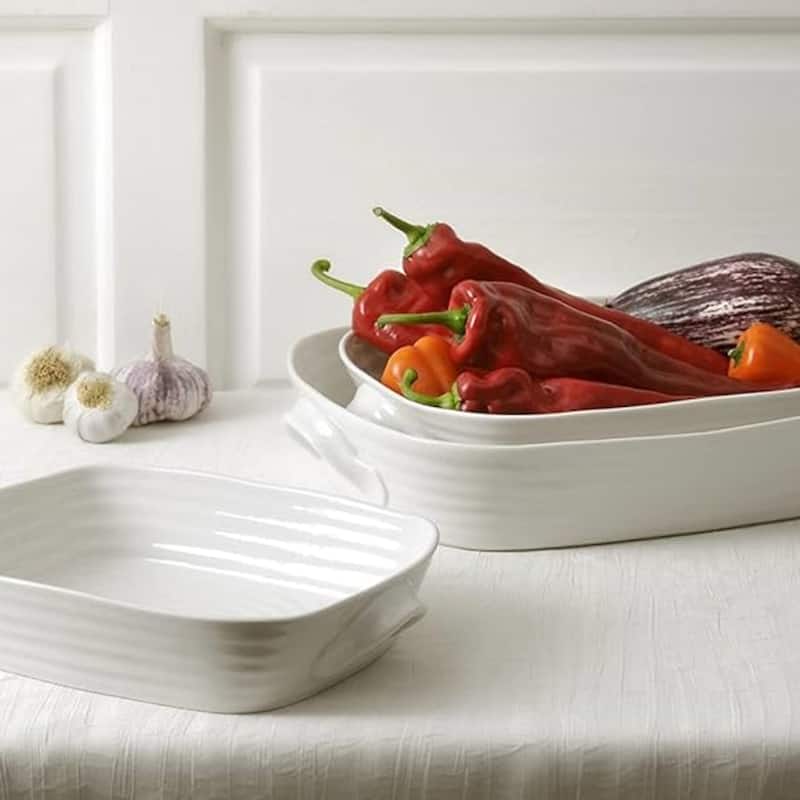 Portmeirion Sophie Conran White Mini Rectangular Baker