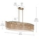 preview thumbnail 13 of 14, Kichler Lighting Khaite Cascading Chain Chandelier