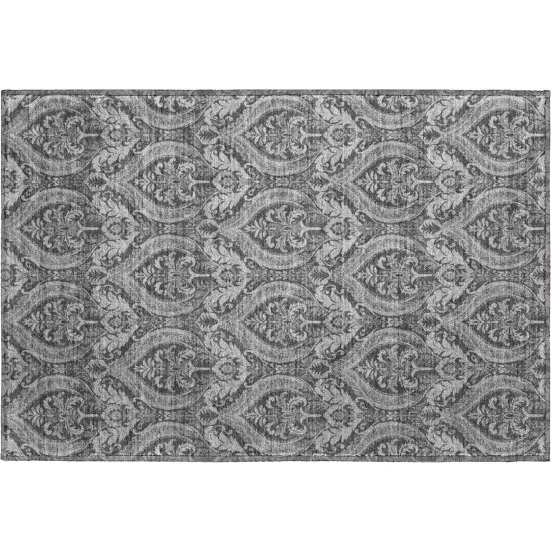 Premium Washable Super Soft Traditional Damask Mayfield Rug
