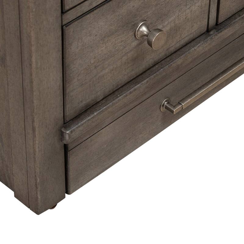 Modern Farmhouse Pet Feeder with Storage, Pull Out Drawers - 2 Finish Options