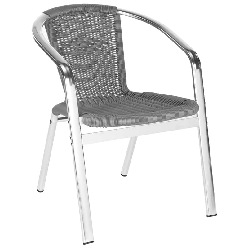 SAFAVIEH Shelia Indoor Outdoor Stackable Chair (Set of 2) - 22Wx23Dx28H