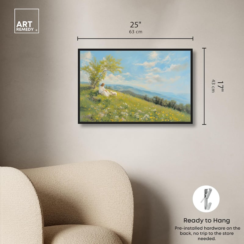 Pastoral Peace I Canvas by Art Remedy