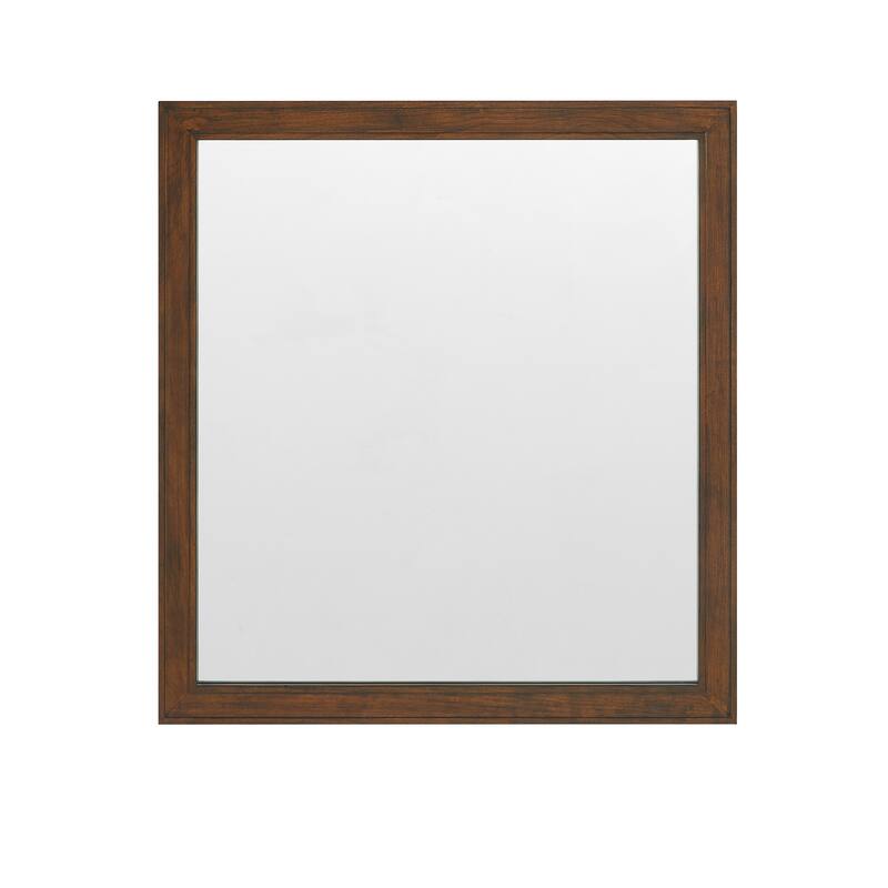 Frank Lloyd Wright USONIA® Progression 22 or 28-inch Wood Mirror