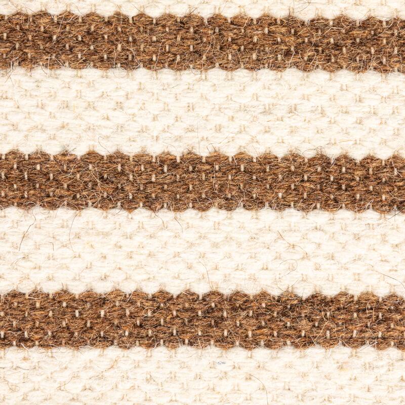 Wool Kilim Upholstered Coffee Table Ottoman