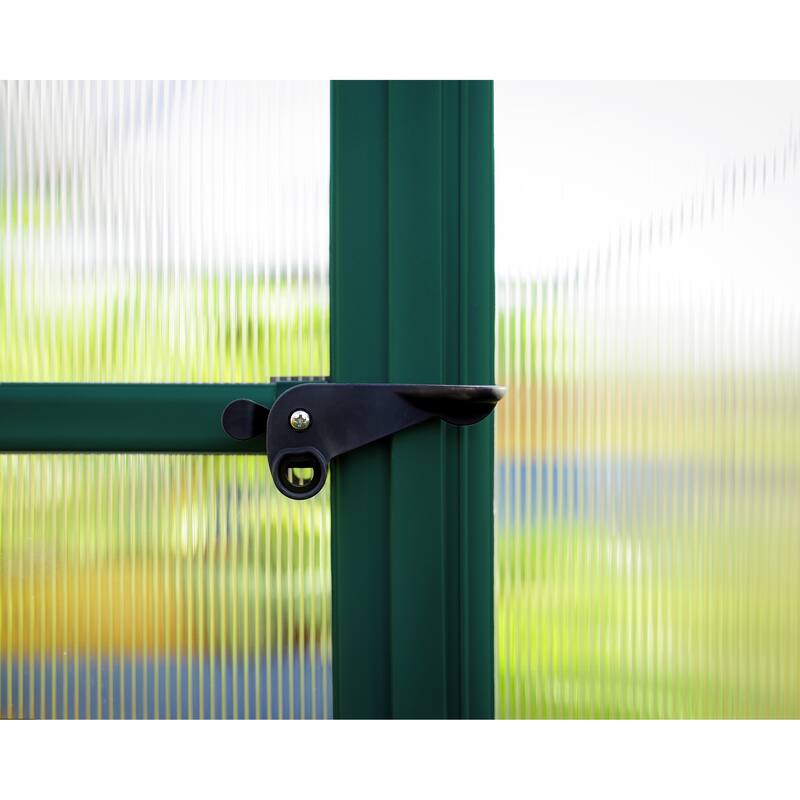 Mythos 6 ft. Green/Multiwall DIY Greenhouse Kit