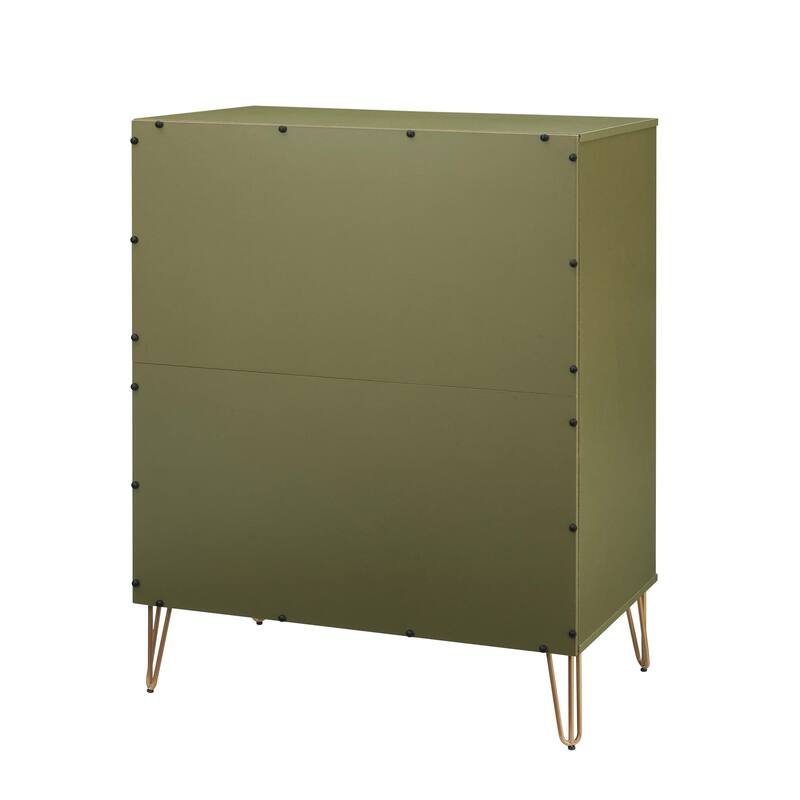 Manhattan Comfort Dumbo Modern 5-Drawer Tall Dresser.