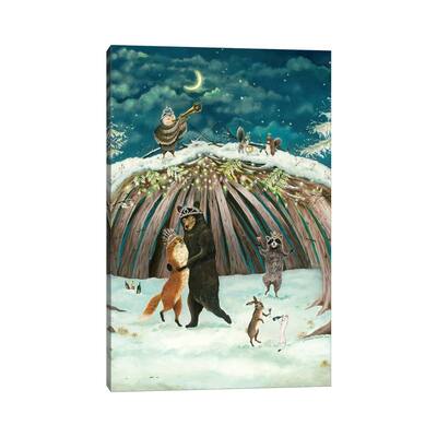 iCanvas "Yuletide Enchantment" by Jahna Vashti Canvas Print