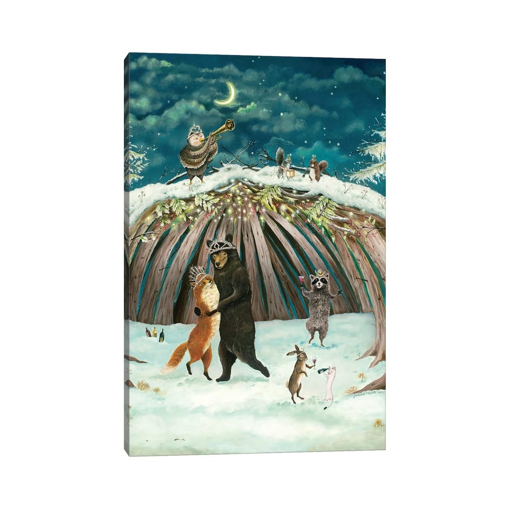 iCanvas "Yuletide Enchantment" by Jahna Vashti Canvas Print
