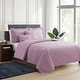 preview thumbnail 12 of 30, Empyrean Bedspread Quilt Set - Grid Weave Pinsonic Lightweight Coverlet Set