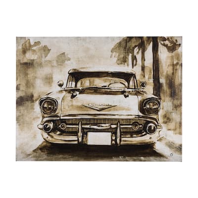 Vintage Car Picture IV (48 x 36) Canvas Art Print