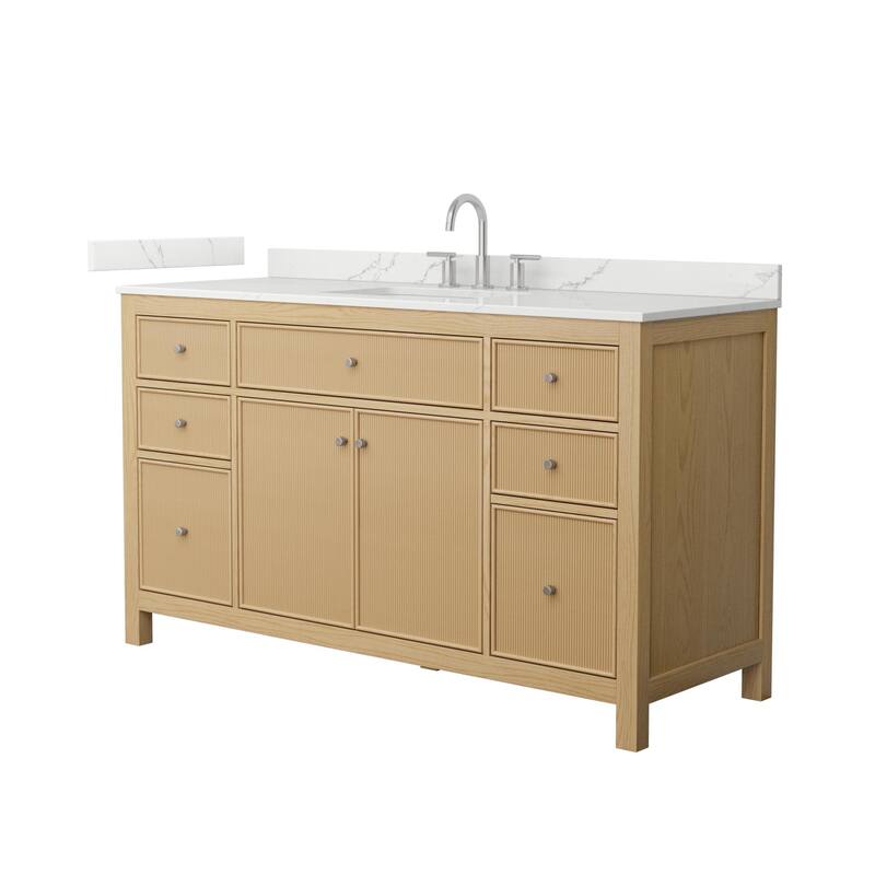 Wyndham Collection WCF9292-60S-QTZ-US3MXX Pendry 60" Free Standing