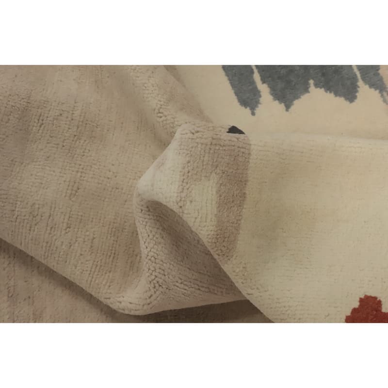 Vegetable Dye Wool Gabbeh Turkish Large Rug Handmade Wool Carpet - 14' 0'' X 10' 1''