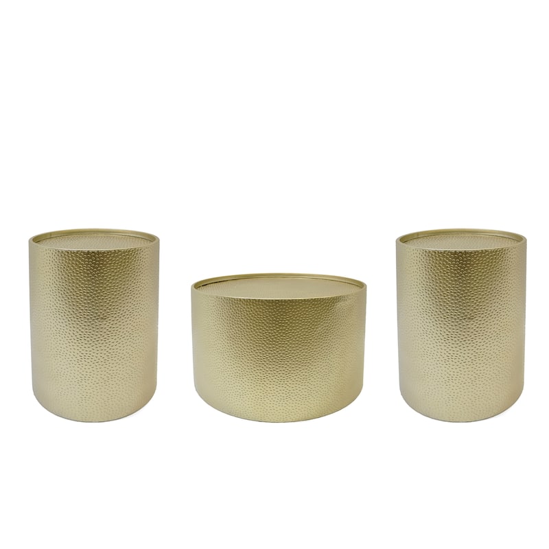 Christopher Knight Home Braeburn Modern Round 3-Piece Table Set