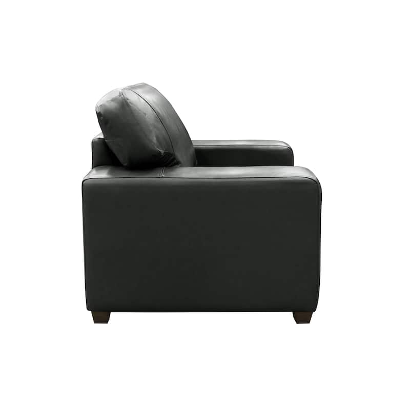 Bordeaux Leather Match Sofa, Loveseat, Armchair and Ottoman