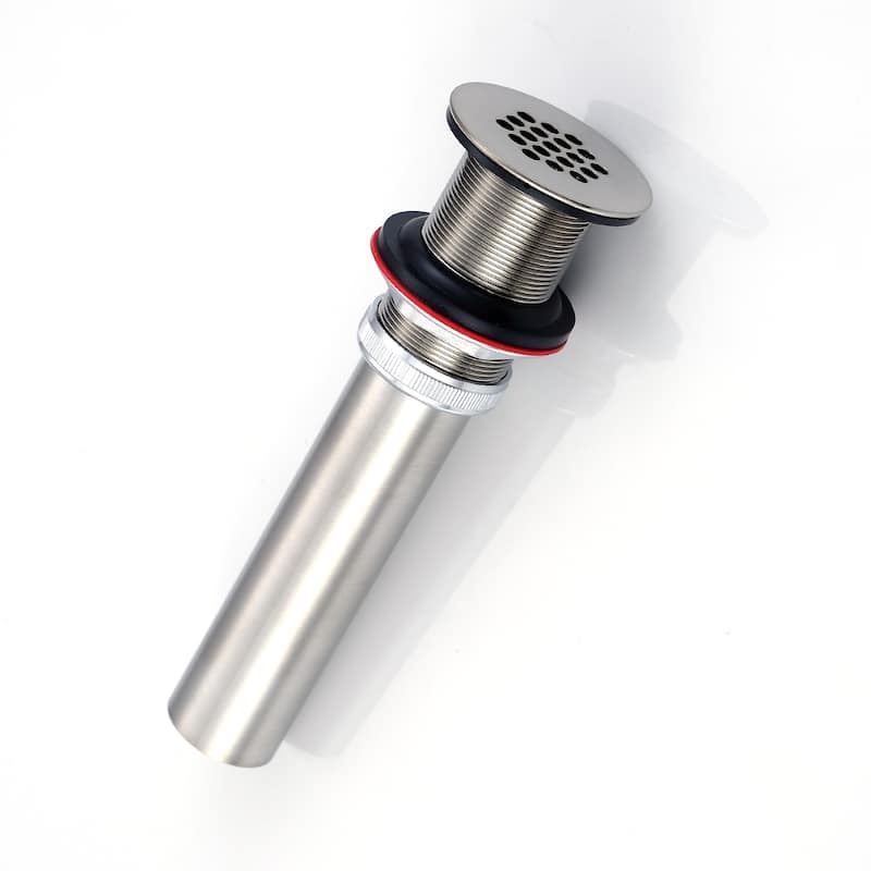 Luxier DS05-T Bathroom Sink Grid Drain Strainer with No Overflow