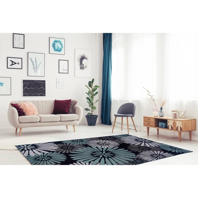 Milan Perth Floral Area Rug
