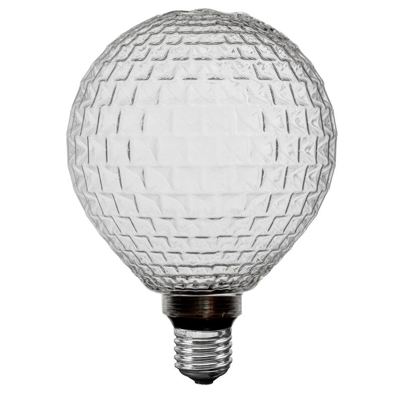 Festive Living LED G125 + COB Bulb Indoor/Outdoor Covered Edison Bulbs, E26 Base - Celeste Glow - Large