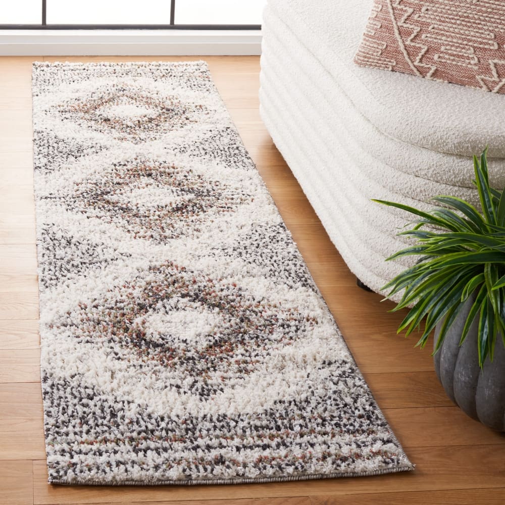 SAFAVIEH Jericho Shag Kendra Boho 1.2-inch Thick Rug