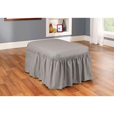 SureFit Duck Ottoman Slipcover