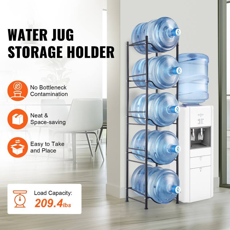 Water Jug Holder Heavy Duty Water Jug Rack for Kitchen, Office, Living Room