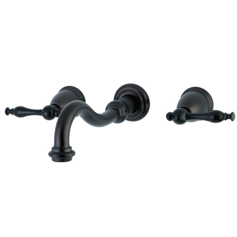 Kingston Brass Vintage Two-Handle 3-Hole Wall Mount Bathroom Faucet