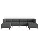 preview thumbnail 121 of 146, Madison Oversized Upholstered Corduroy Modular Sectional Sofa