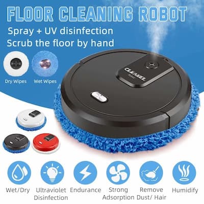 Automatic Intelligent Cleaning Robot Smart Sweeping Robot Vacuum Floor 2 in 1 Smart Vacuum Cleaner For Home Cleaning