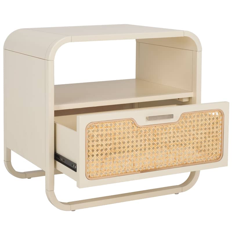 SAFAVIEH Yamilex 1-Drawer Nightstand (Fully Assembled)
