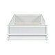 preview thumbnail 19 of 31, Twin Size Floor Platform Bed with Built-in Book Storage Rack
