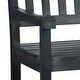 preview thumbnail 7 of 9, SAFAVIEH Mischa Dark Slate Grey Acacia Bench - 63" x 25.2" x 37.8"