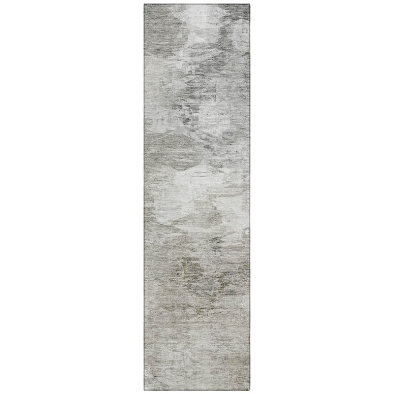 Machine Washable Indoor/ Outdoor Chantille Modern Ombre Rug