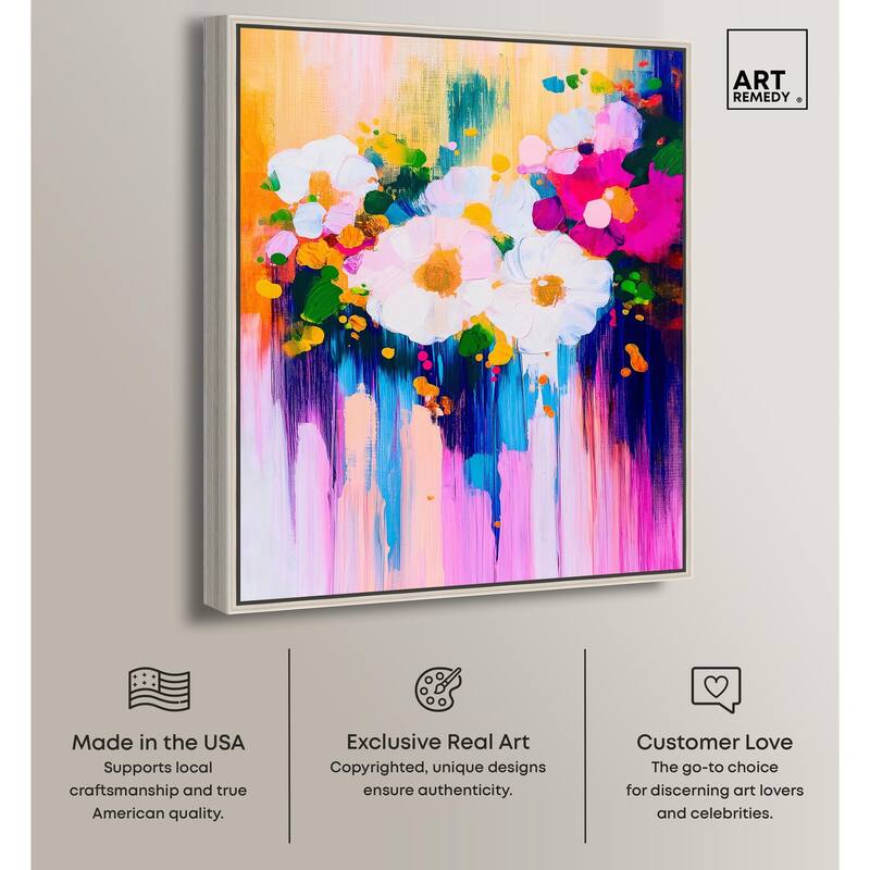 Contrast of Purity I Canvas by Art Remedy