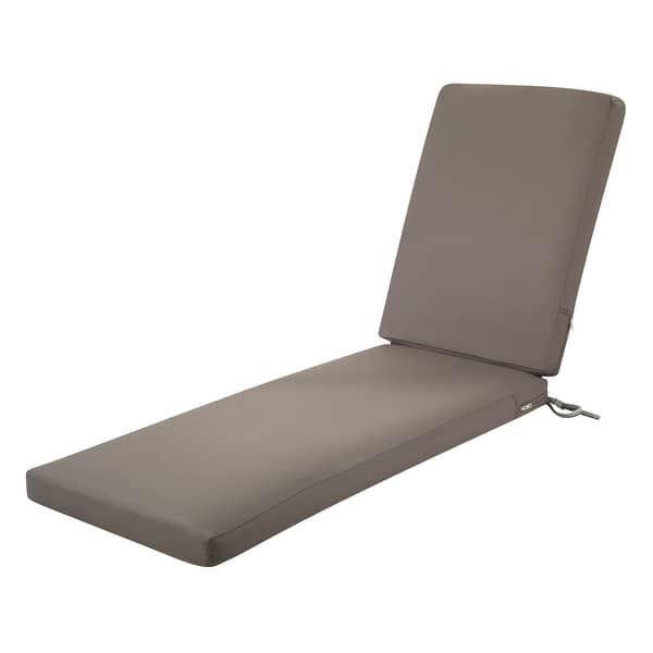 slide 2 of 20, Classic Accessories Ravenna Water-Resistant Patio Chaise Cushion, 80 x 26 x 3 Inch