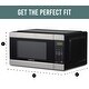 preview thumbnail 3 of 3, 1.3 Microwave Oven w LED Light/SENSOR 1100 Watts Stainless