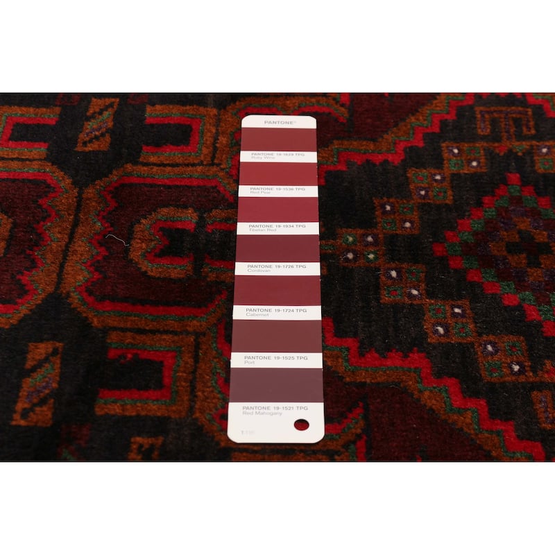 Teimani Red Rug 3'7" x 6'0" - 3'7 x 6'0