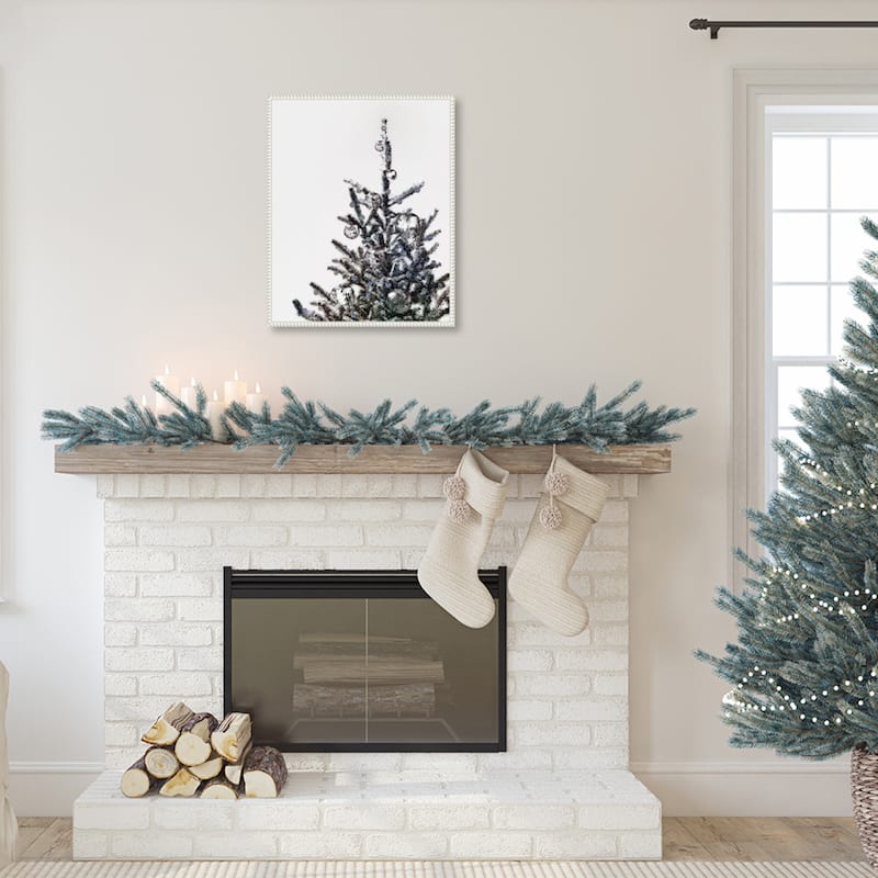 Disco Christmas Tree I by Victoria Barnes Framed Canvas Wall Art Print