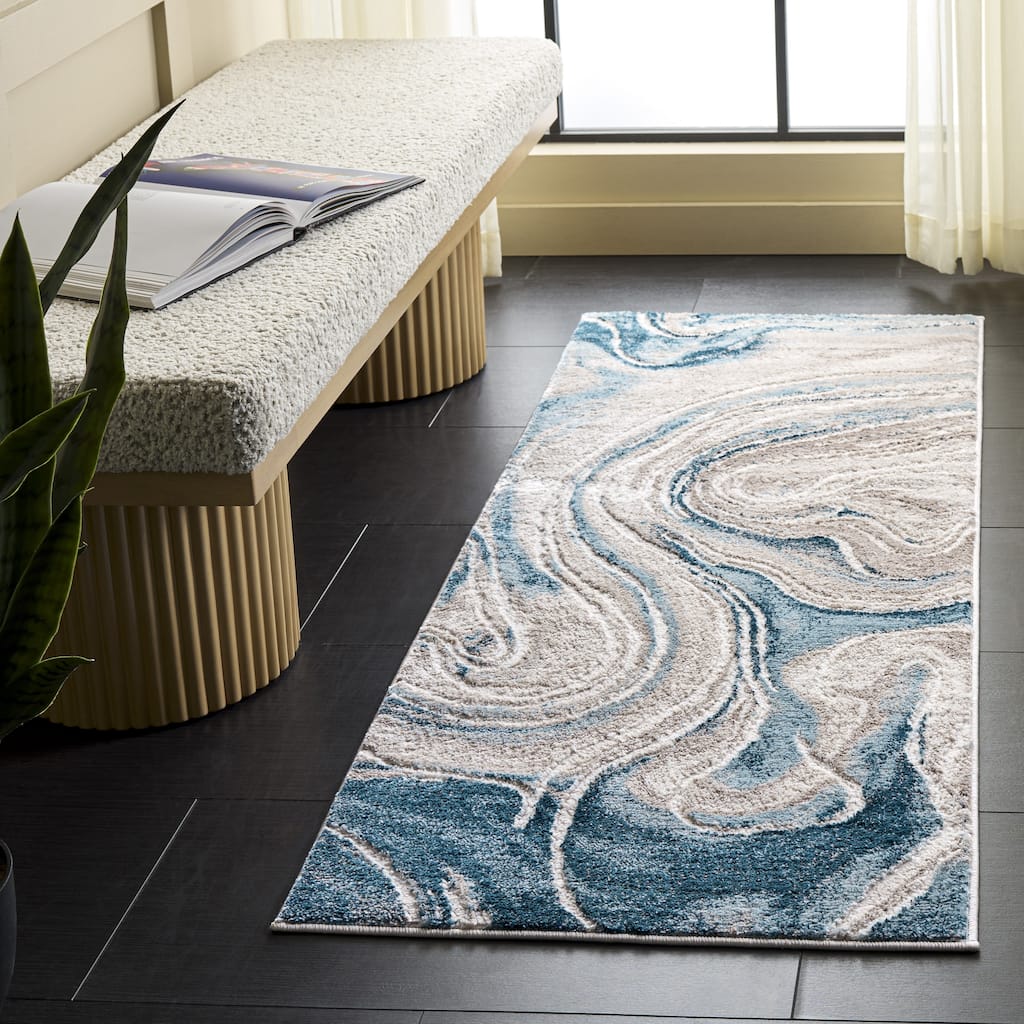 SAFAVIEH Meadow Brighid Modern Abstract Rug