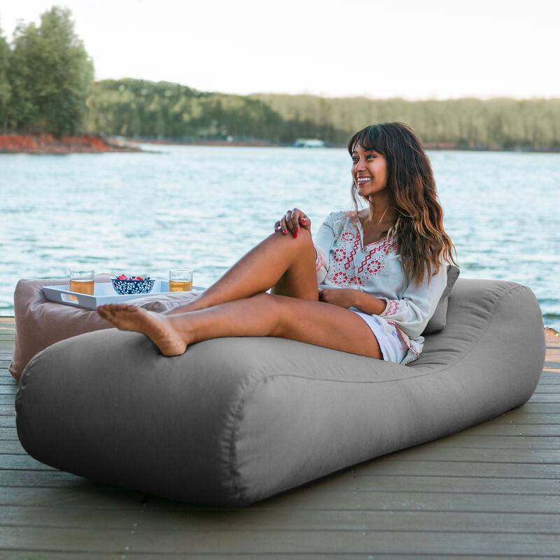 Jaxx Arlo Outdoor Bean Bag Lounge with Pillow