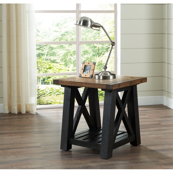 Solid oak end tables for deals sale