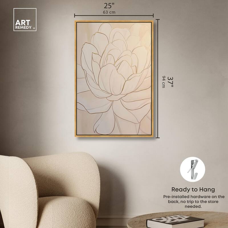Sculpted Shards I Canvas by Art Remedy