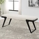 preview thumbnail 2 of 5, Uttermost Hover Modern Bench - 53 W X 19 H X 16 D (in)