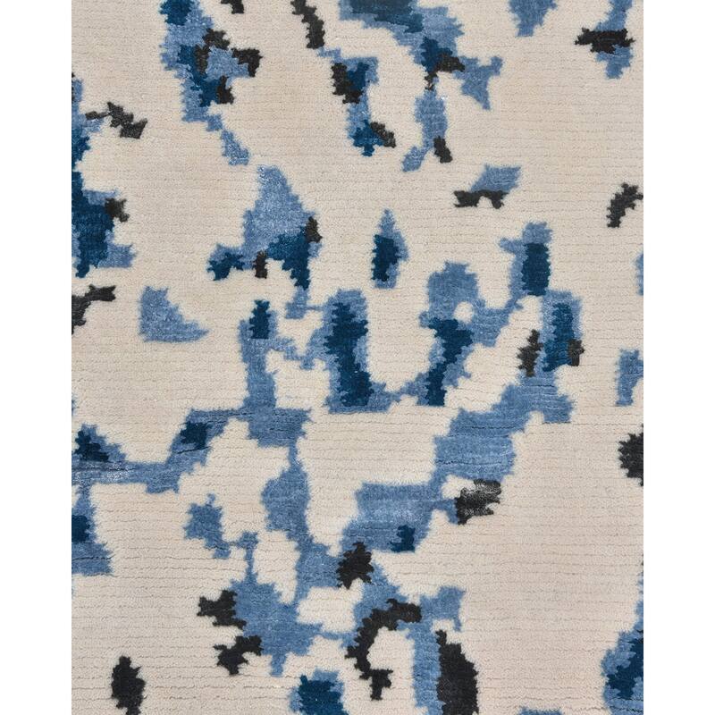 Overton Handmade Modern Contemporary Abstract Area Rug
