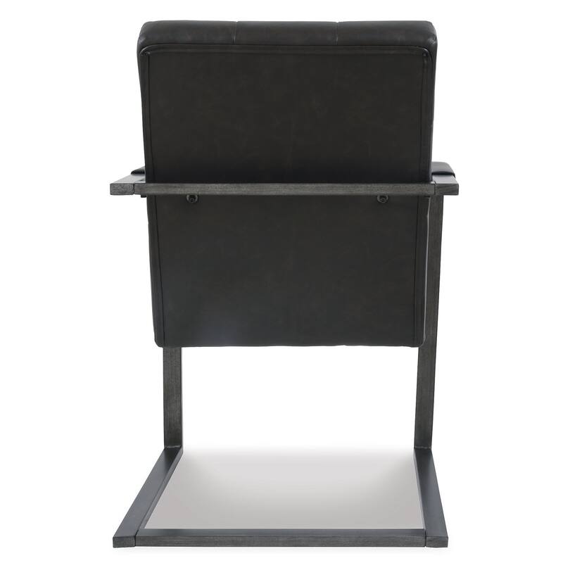 Signature Design by Ashley Starmore Brown/Black Home Office Desk with Chair