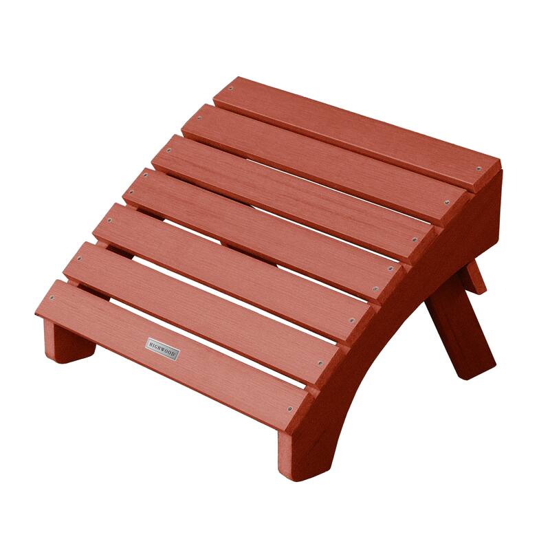 HIGHWOOD Folding and Reclining Adirondack Chair with Folding Ottoman